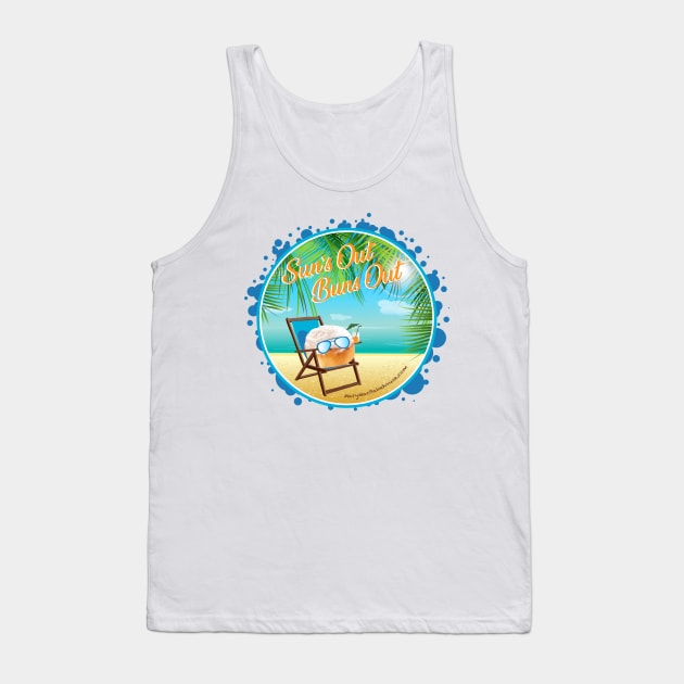 Sun's Out, Buns Out Tank Top by Mary Mac Bakehouse